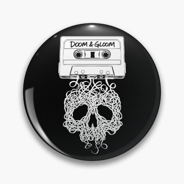 Item preview, Halloween Mixtape Retro Cassette Skull Doom & Gloom Music designed and sold by GrandeDuc.