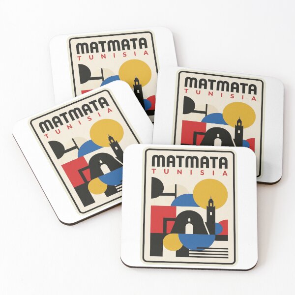 Item preview, Retro Matmata Bauhaus Geometric Skyline designed and sold by k3rstman1.