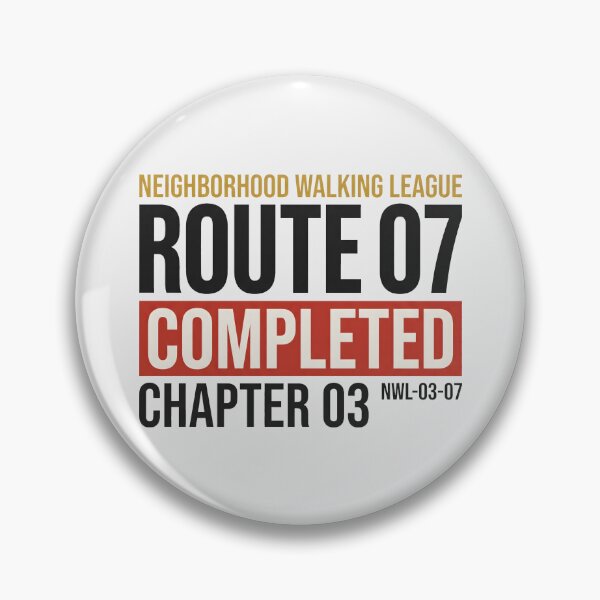 Item preview, Neighborhood Walking League Route 07 Completed designed and sold by SplashTastic.
