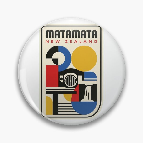 Item preview, Retro Matamata Bauhaus Geometric Skyline designed and sold by k3rstman1.