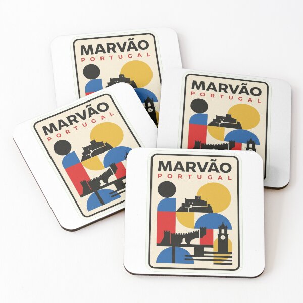 Item preview, Retro Marvão Bauhaus Geometric Skyline designed and sold by k3rstman1.
