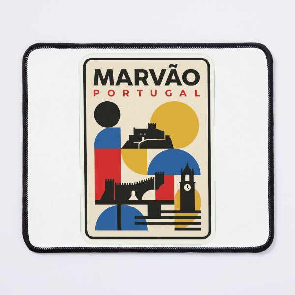 Item preview, Retro Marvão Bauhaus Geometric Skyline designed and sold by k3rstman1.