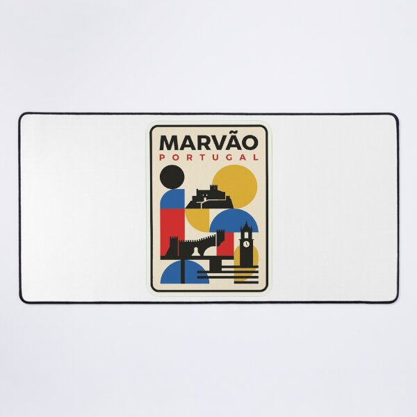 Item preview, Retro Marvão Bauhaus Geometric Skyline designed and sold by k3rstman1.