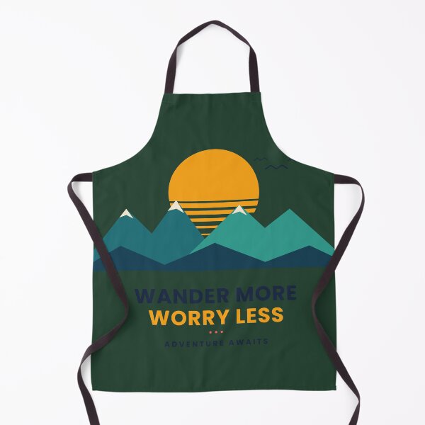 Item preview, Wander More Worry Less Mountain Sunset designed and sold by PickleballPulse.