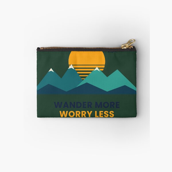 Item preview, Wander More Worry Less Mountain Sunset designed and sold by PickleballPulse.
