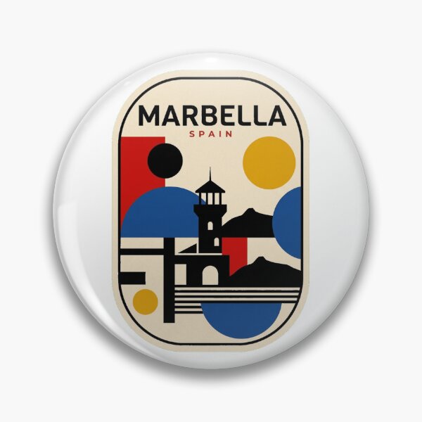 Item preview, Retro Marbella Bauhaus Geometric Skyline designed and sold by k3rstman1.