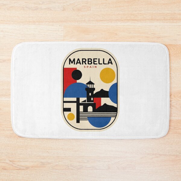 Item preview, Retro Marbella Bauhaus Geometric Skyline designed and sold by k3rstman1.