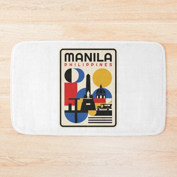 Item preview, Retro Manila Bauhaus Geometric Skyline designed and sold by k3rstman1.