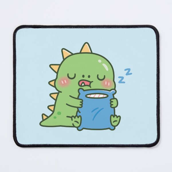 Item preview, Cute Sleepy Dinosaur Hugging Pillow designed and sold by rustydoodle.