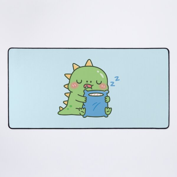 Item preview, Cute Sleepy Dinosaur Hugging Pillow designed and sold by rustydoodle.