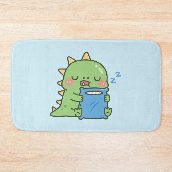 Item preview, Cute Sleepy Dinosaur Hugging Pillow designed and sold by rustydoodle.