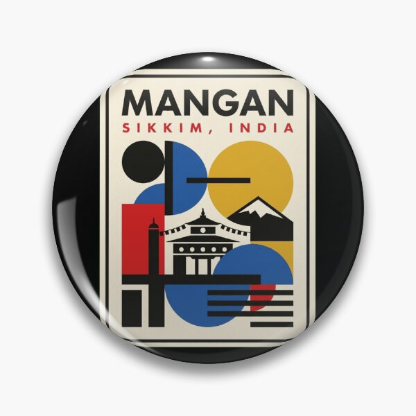 Artikelvorschau, Retro Mangan Bauhaus Geometrische Skyline entworfen und verkauft von k3rstman1.