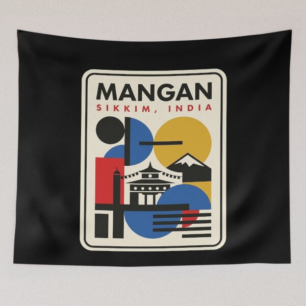 Item preview, Retro Mangan Bauhaus Geometric Skyline designed and sold by k3rstman1.