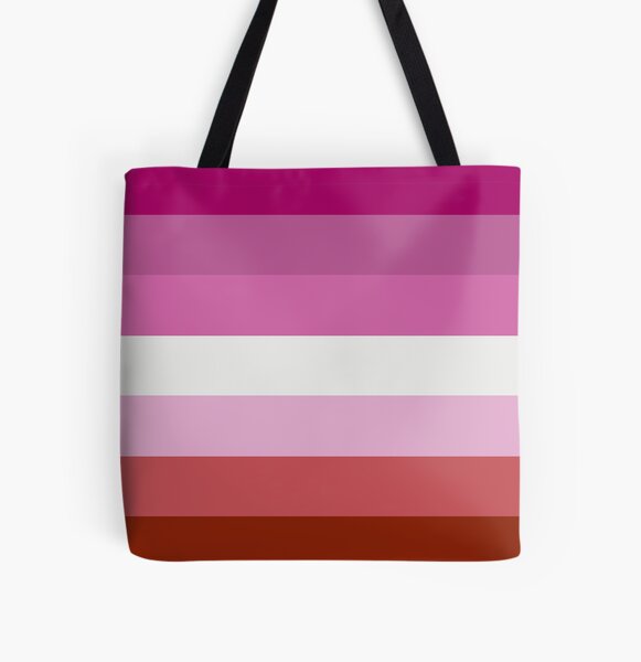 Printed Full Rainbow Pride Flag Canvas Tote Bag with Zipper Closure (10x12 inch) Lgbt Gay and Lesbian Pride - Lgbtq