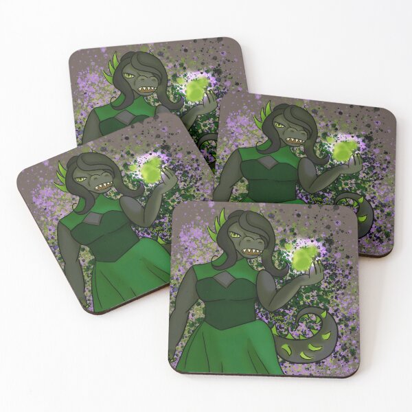 Item preview, Enchanting Monster Diva in Green designed and sold by Catsi-Nook-Art.