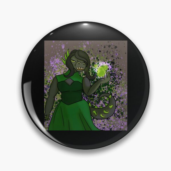 Item preview, Enchanting Monster Diva in Green designed and sold by Catsi-Nook-Art.