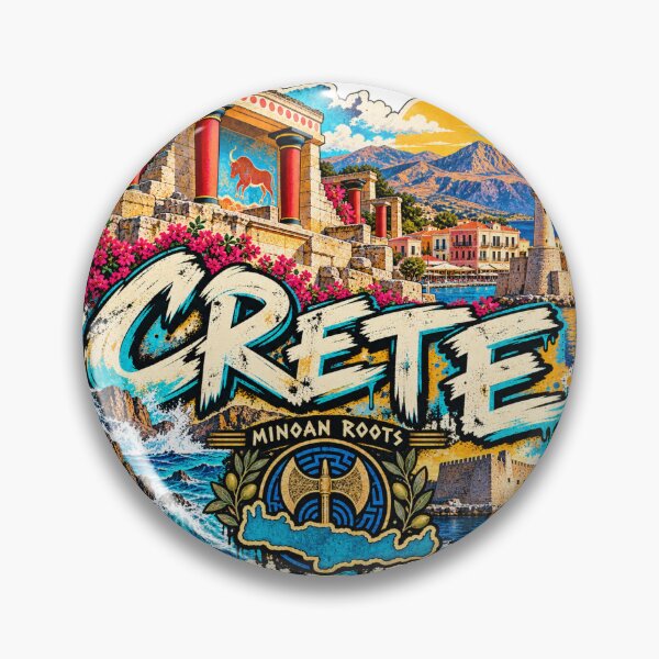 Item preview, Creta: raíces minoicas y arte callejero mediterráneo. designed and sold by URBIVO.