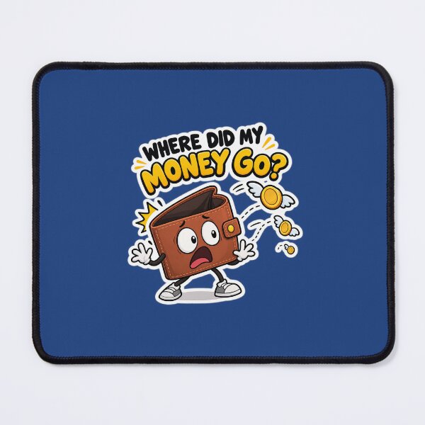 Item preview, Where Did My Money Go? Funny Money Wallet Phone Case designed and sold by AkiCreativeHub.