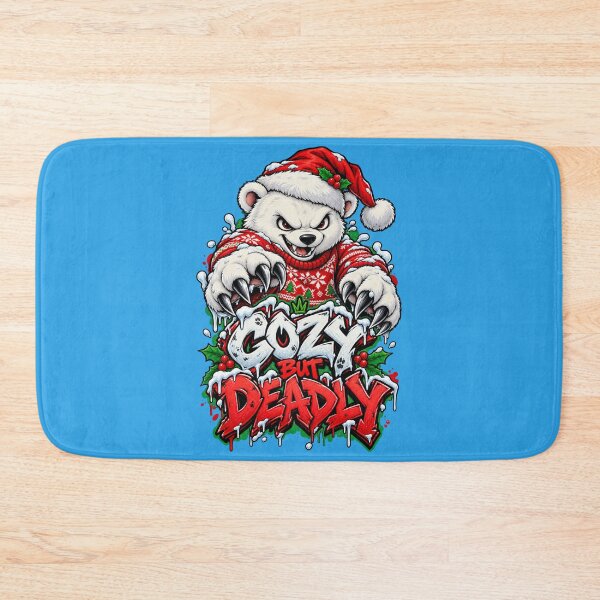 Item preview, Cozy But Deadly - Fierce Polar Bear Christmas designed and sold by Visual Dept..