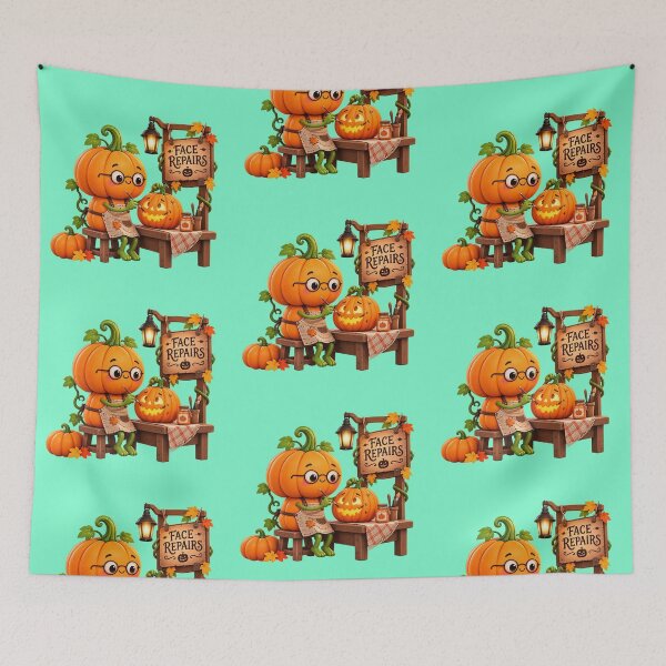 Item preview, Halloween Pumpkin Fix – Cute Pumpkin Face Repair designed and sold by NEFERSIGN.
