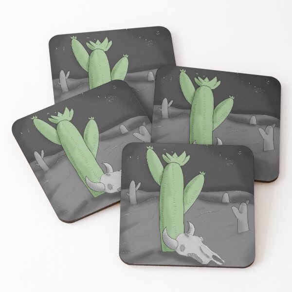 Item preview, Desert Cactus and Skull Art designed and sold by Catsi-Nook-Art.