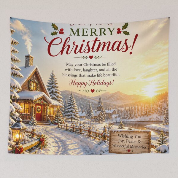 Item preview, Merry Christmas Best Wishes Card designed and sold by Simplybe1.