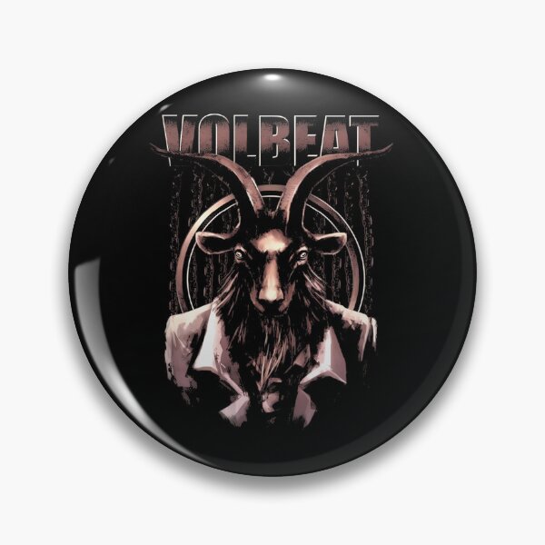 Item preview, Horned Goat Head Shirt Collar Ring Chain designed and sold by ValiantCharpie.