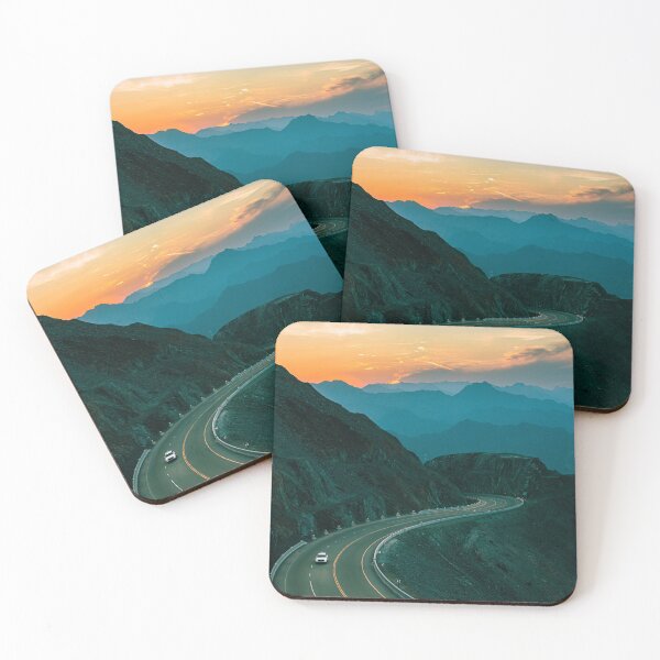 Item preview, Winding Mountain Highway Road At Sunset designed and sold by Hiltonaw.