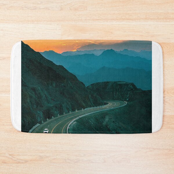 Item preview, Winding Mountain Highway Road At Sunset designed and sold by Hiltonaw.
