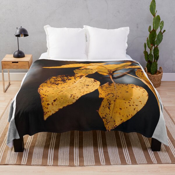 Item preview, Close Up Of Spotted Yellow Leaves In Autumn designed and sold by Hiltonaw.