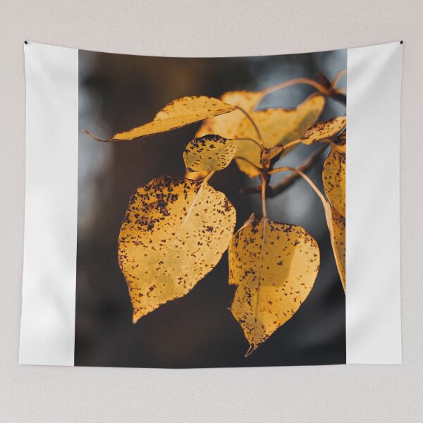 Item preview, Close Up Of Spotted Yellow Leaves In Autumn designed and sold by Hiltonaw.