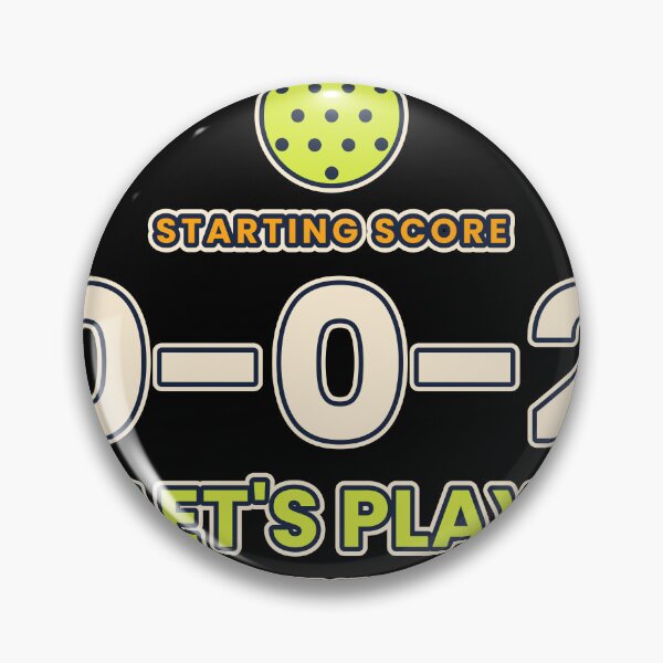 Item preview, Pickleball Starting Score 0-0-2 designed and sold by PickleballPulse.