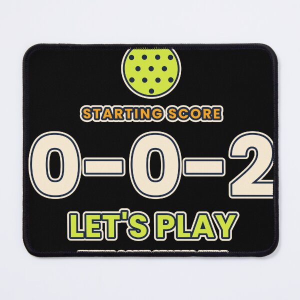 Item preview, Pickleball Starting Score 0-0-2 designed and sold by PickleballPulse.