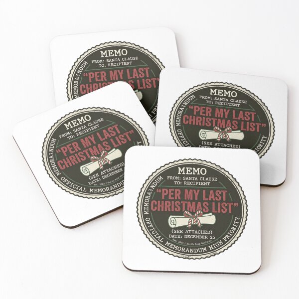 Item preview, .Per My Last Christmas List Funny Corporate Christmas designed and sold by crazydotdesigns.