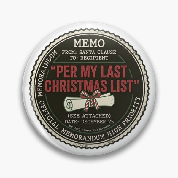 Item preview, .Per My Last Christmas List Funny Corporate Christmas designed and sold by crazydotdesigns.