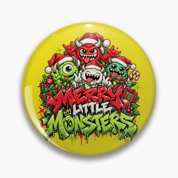 Artikelvorschau, Fröhliche kleine Monster – Niedliche Weihnachtsmonster entworfen und verkauft von Visual Dept..
