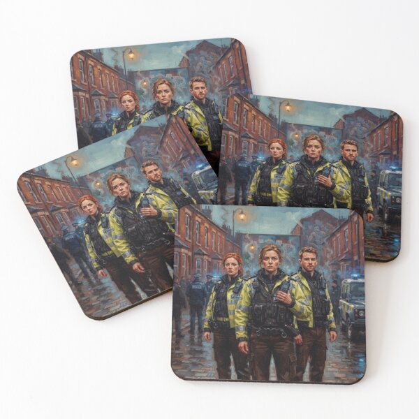 Item preview, Blue Lights Police Drama Fine Art Tribute designed and sold by Art's Diner.