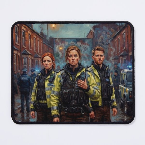Artikelvorschau, Blue Lights Polizeidrama Kunsthommage entworfen und verkauft von Art's Diner.