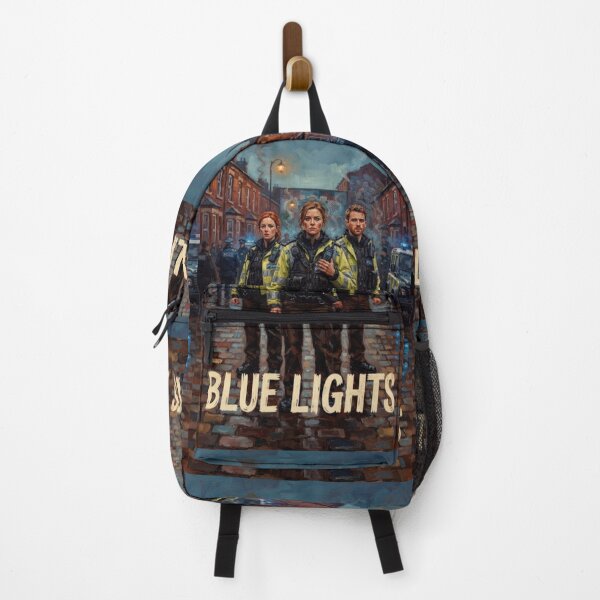 Item preview, Blue Lights Police Drama Fine Art Tribute designed and sold by Art's Diner.