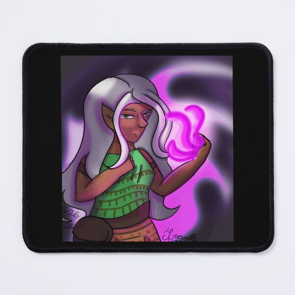 Item preview, Mystical Character with Purple Energy designed and sold by Catsi-Nook-Art.