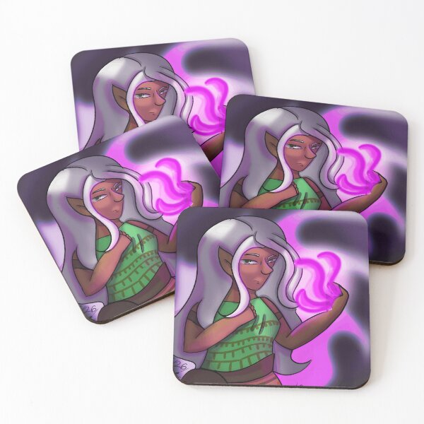 Item preview, Mystical Character with Purple Energy designed and sold by Catsi-Nook-Art.