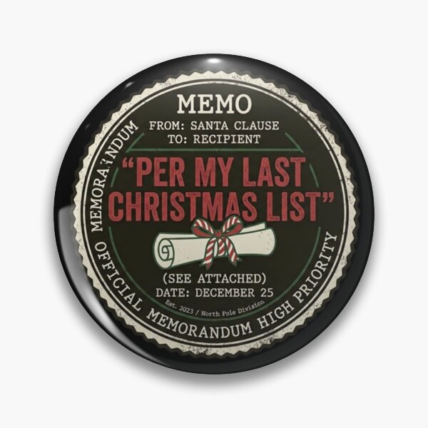 Item preview, Per My Last Christmas List Funny Corporate Christmas designed and sold by crazydotdesigns.