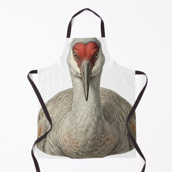 Artikelvorschau, Vintage Naturalist Sandhill Crane Portrait — Antique Marsh Bird Art entworfen und verkauft von Catch333.