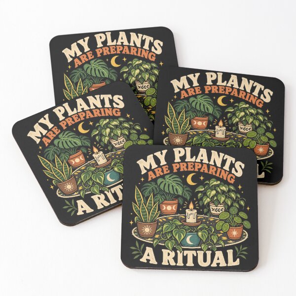 Aperçu de l'œuvre My Plants Are Preparing a Ritual Witchy Plant Lover créée et vendue par DreamLayerStudio.