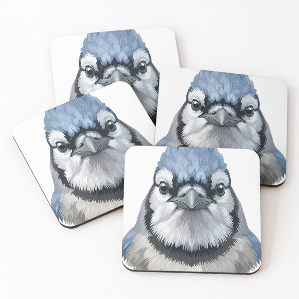 Artikelvorschau, Vintage Naturalist Blue Jay Portrait — Antique Songbird Art entworfen und verkauft von Catch333.