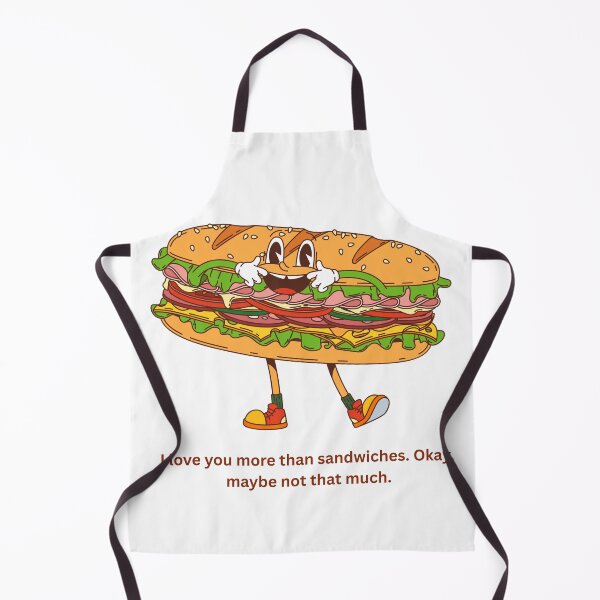 Item preview, I Love You More Than Sandwiches Funny Design designed and sold by Lakshimalsha.