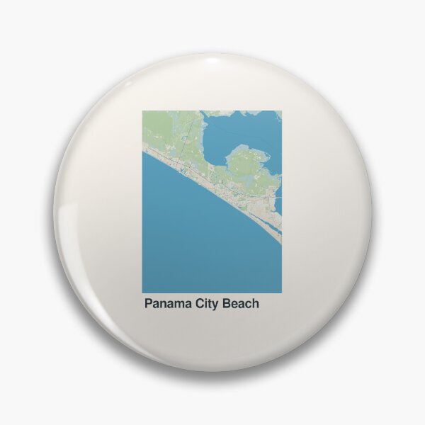 Item preview, Panama City Beach Minimalistic Map Art designed and sold by MapsNerd.