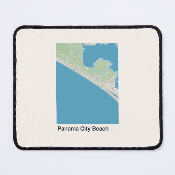 Item preview, Panama City Beach Minimalistic Map Art designed and sold by MapsNerd.