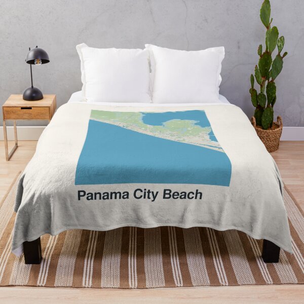 Item preview, Panama City Beach Minimalistic Map Art designed and sold by MapsNerd.