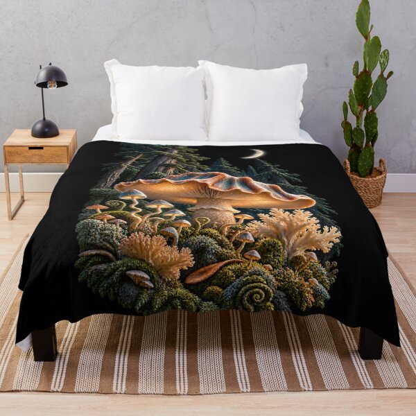 Item preview, Mushrooms and Bright Moons designed and sold by MarkColeImaging.